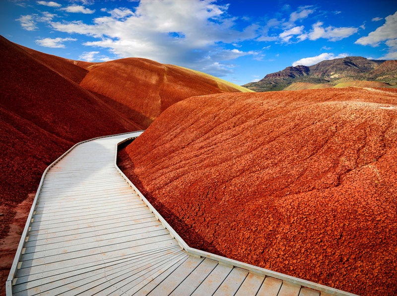Painted Hills Trail at John Day Fossil Beds National Park