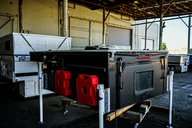 pop up truck camper storage