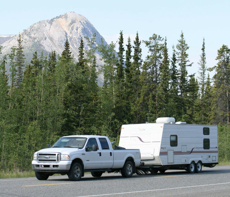 Towable RV and motorhome rentals