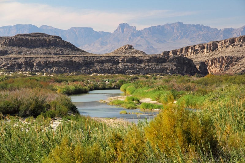 rio grande river in big bend national park