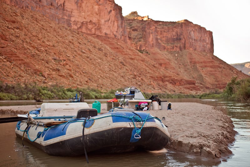 river camping in glen canyon national recreation area