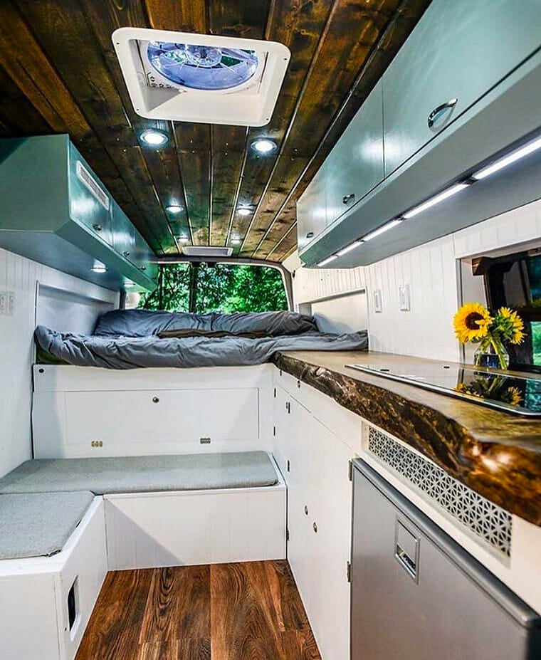 Living in a campervan conversion