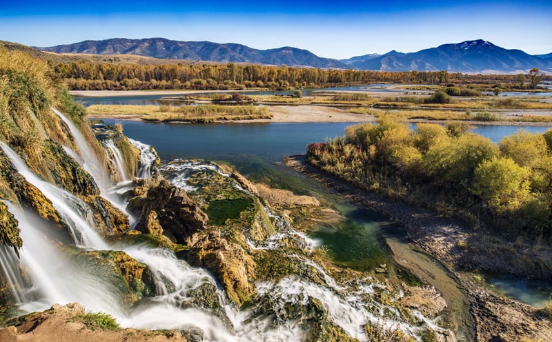 north fork on the snake river at john d rockefeller jr memorial parkway