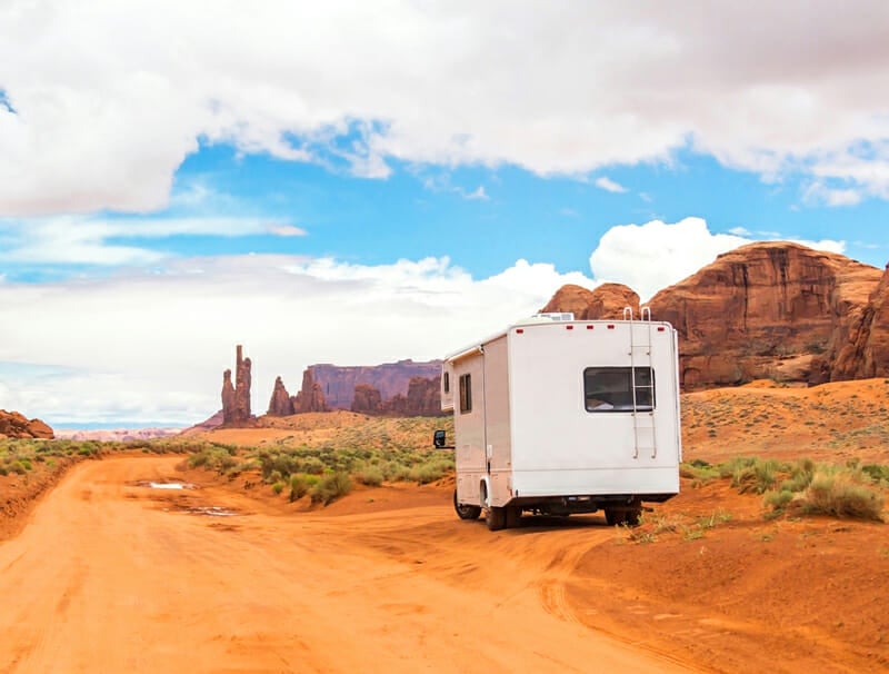 driving large rv vs van life vehicle