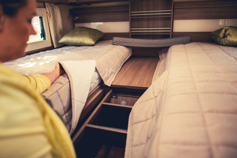 camper van bunk mattress topper