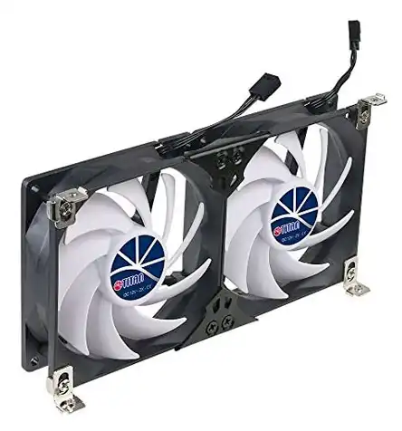 Titan 12V Double Rack Mount Cooling Fan