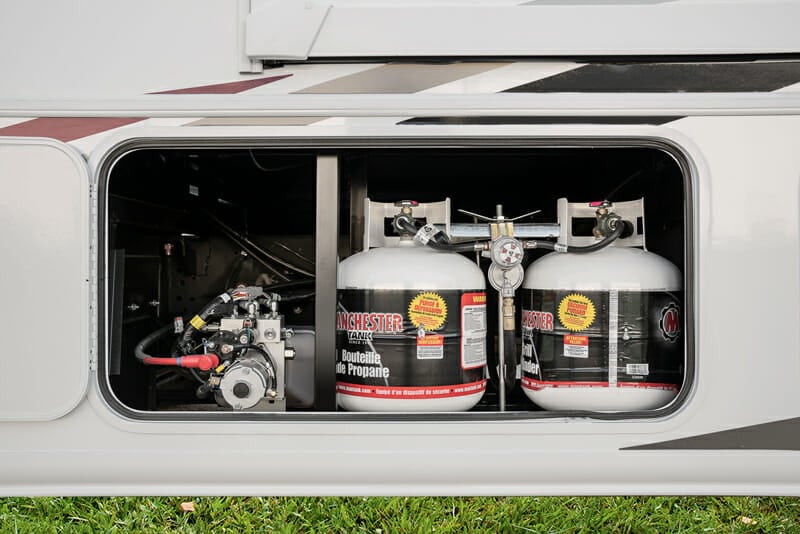 filling motorhome and rv propane tanks