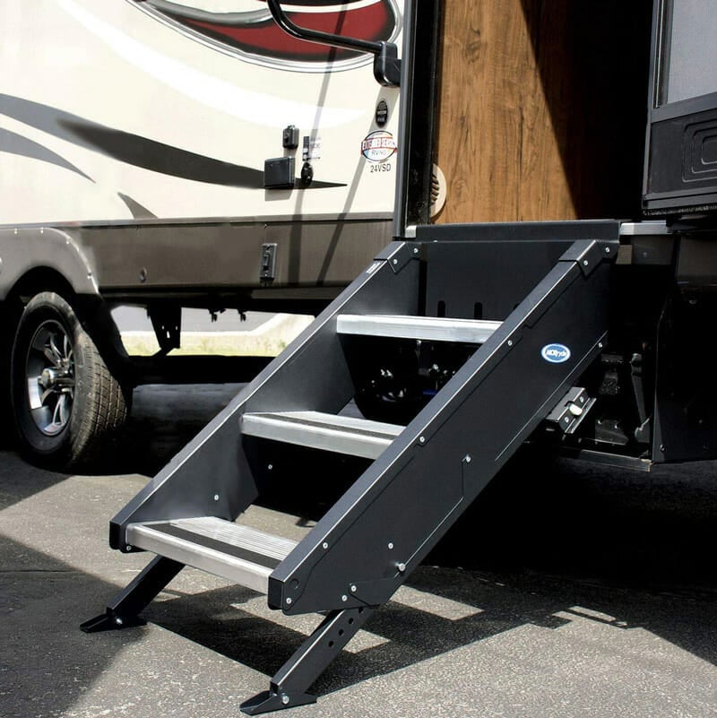 travel trailer step upgrade