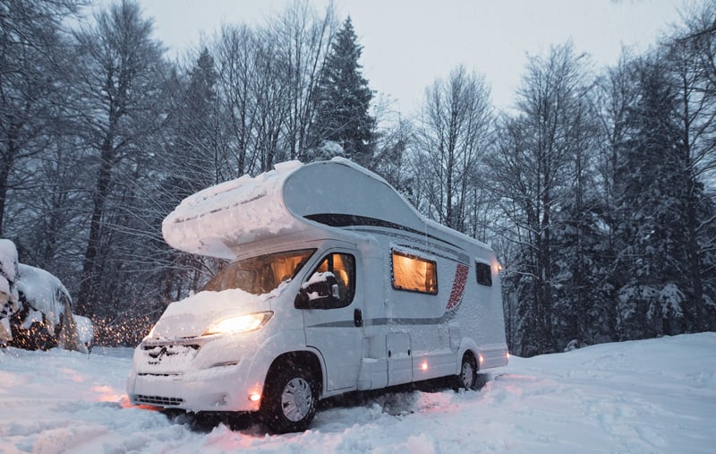 printable checklist for Winterizing an RV for winter snow