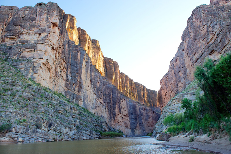 santa elena canyon in big bend national park texas