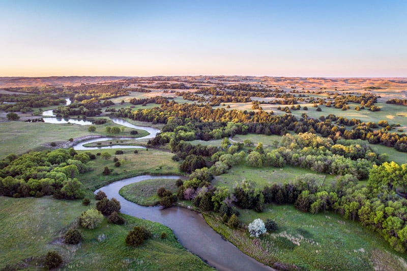 National and scenic rivers in Nebraska