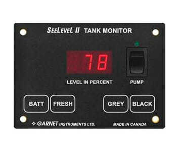 SeeLevel RV water tank monitoring system