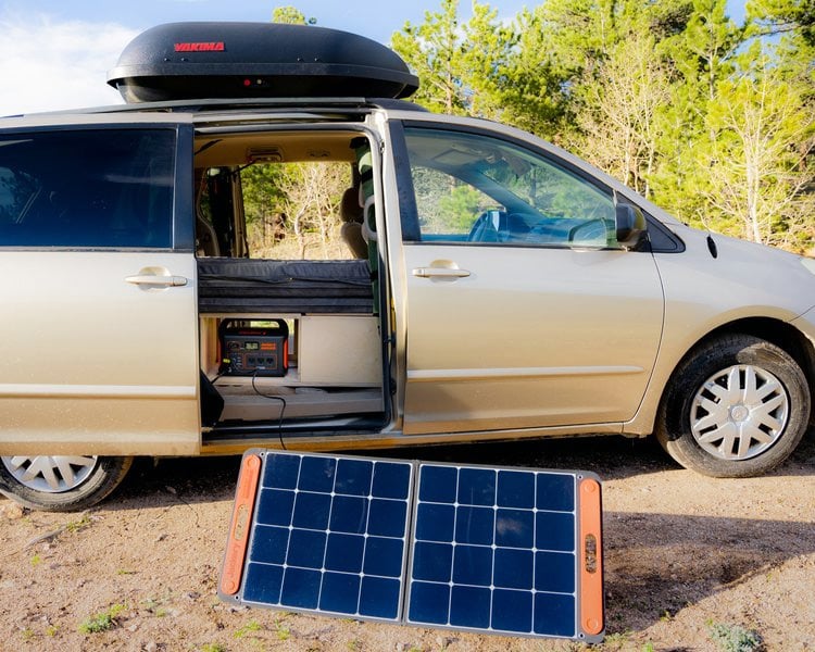 solar power on a toyota sienna XLE