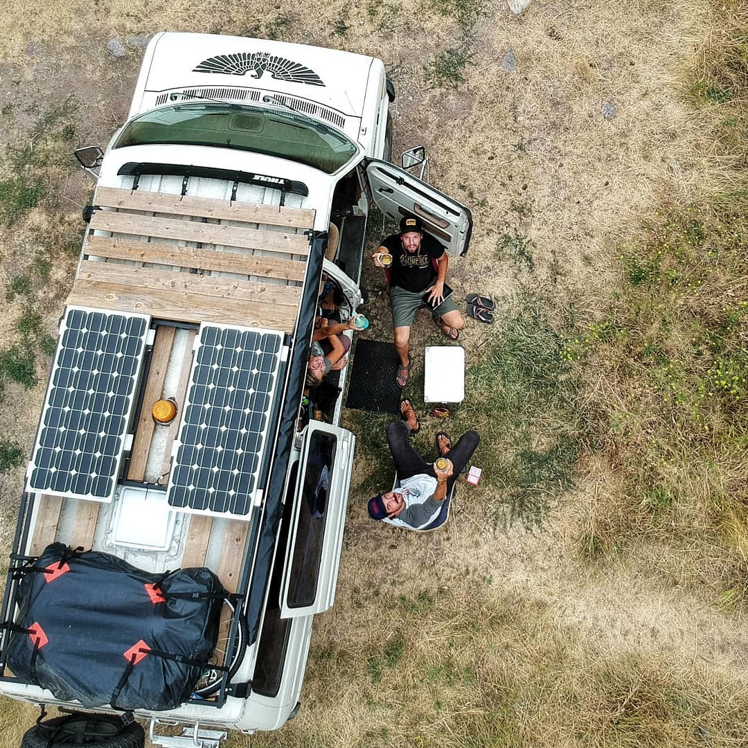 adding diy solar panels to a camper van conversion