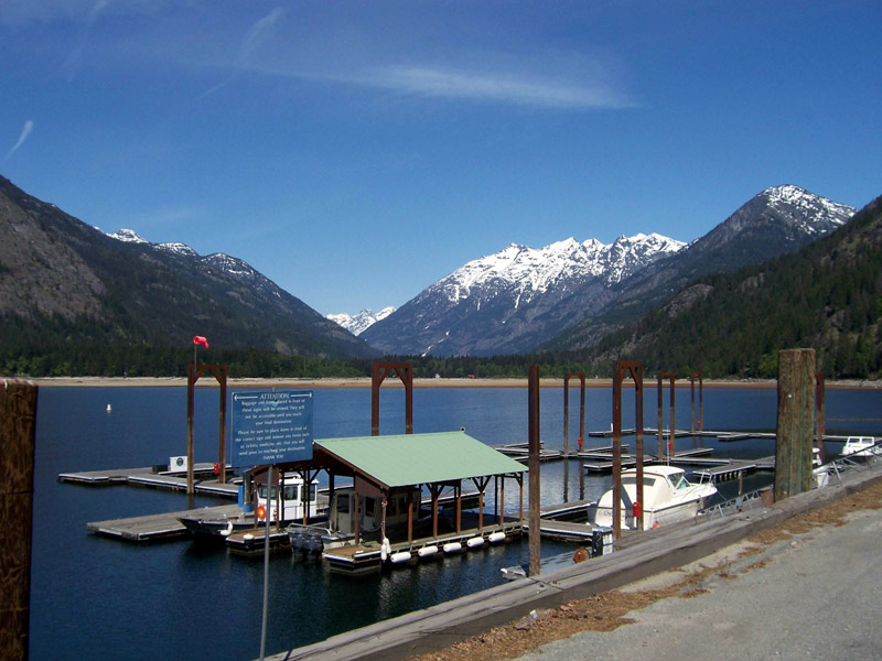 Stehekin community in north cascades national park washington