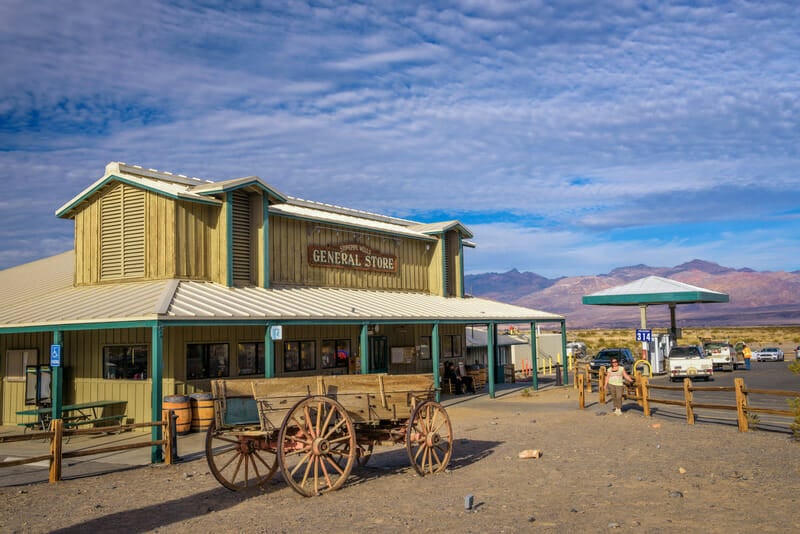 stovepipe wells gas station and general store in death valley national park
