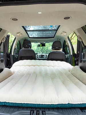 RV Tent and SUV Truck Lightweight Inflatable Bed Air Mattress for Home Travel CAMULAND Camping Inflatable Mattress with Rechargeable Air Mattress Pump Air Mattress