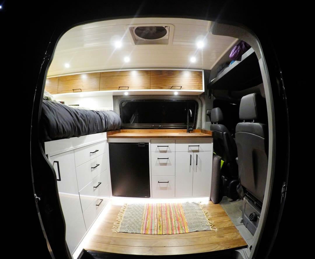 camper van conversion interior by bwcdenver