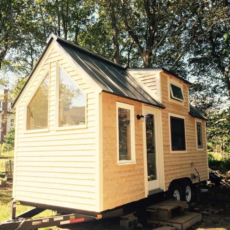 tiny home camping in acadia maine