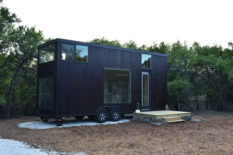 tiny home on wheels in texas for rent