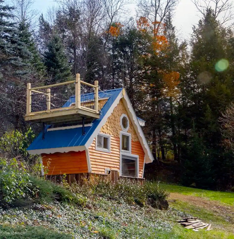 tiny house rental in vermont