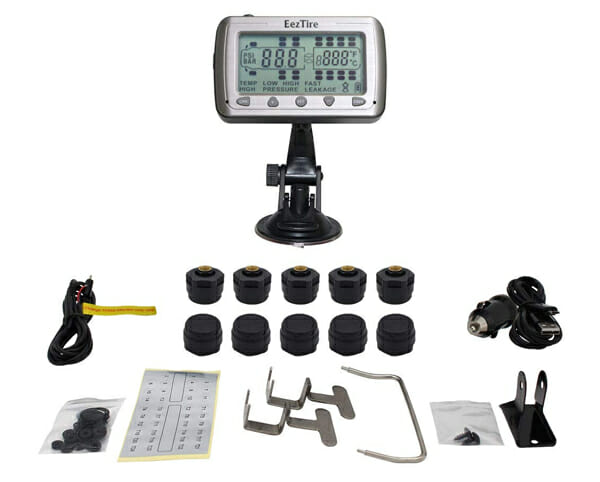 RV tire pressure monitoring system