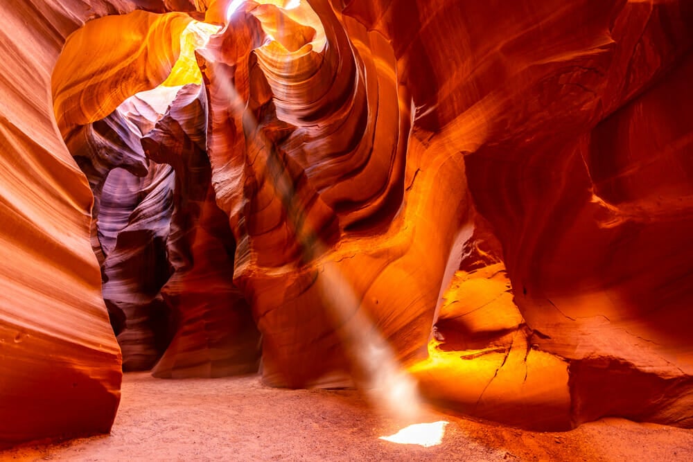 touring upper and lower antelope canyon
