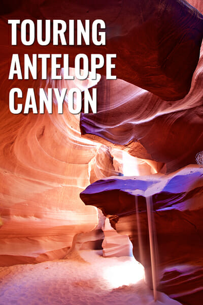 touring antelope canyon in page, AZ