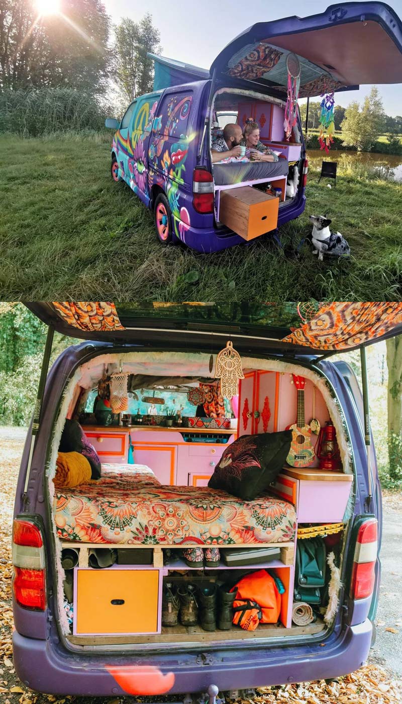 toyota hiace minivan camper conversion
