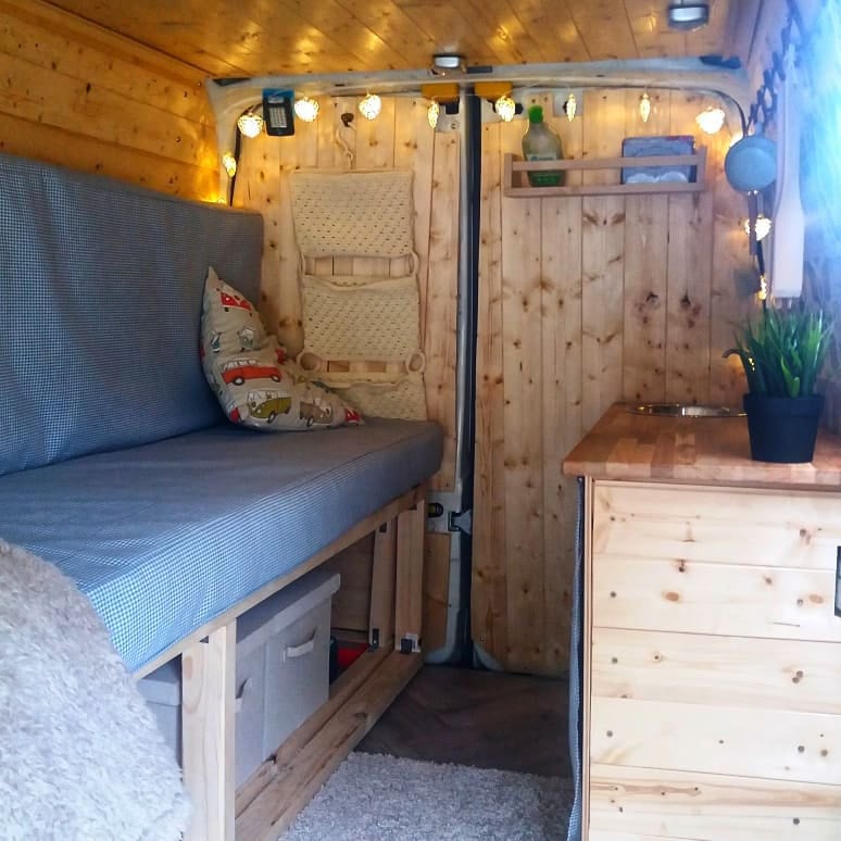 custom diy ford transit connect conversion van