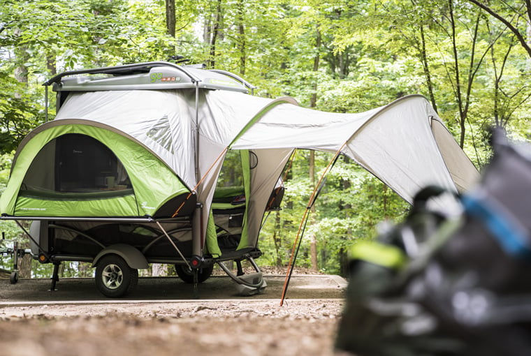 Best Pop Up Campers For Small Vehicles Parked In Paradise