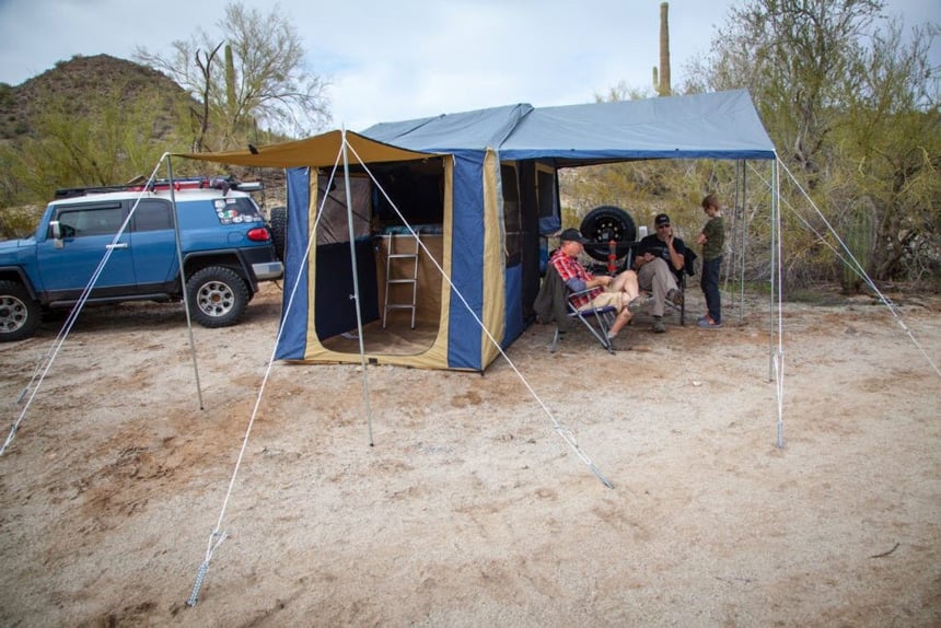 Ultra lightweight pop up camper for off roading