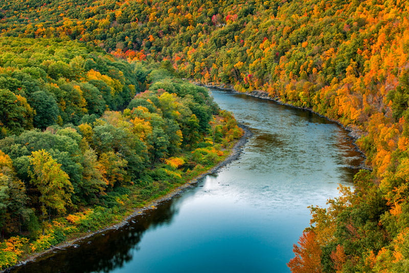 upper delaware wild and scenic river in pennsylvania