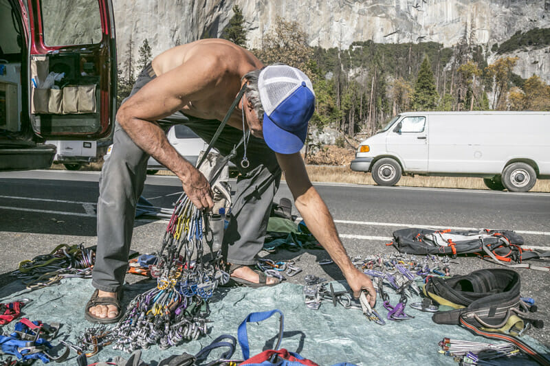 van life is popular with the climbing community because they can camp next to the best routes