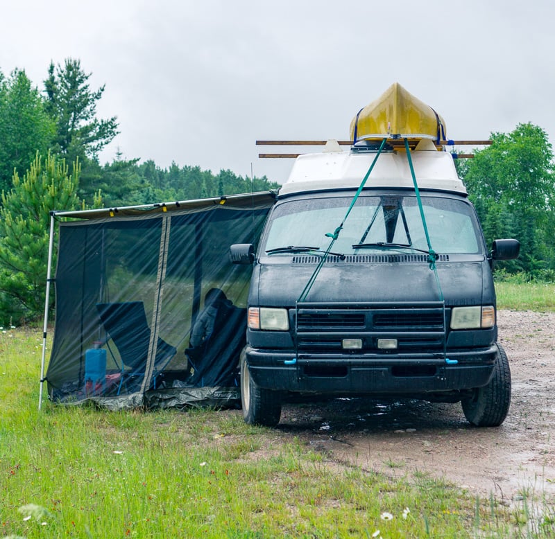 camper van conversion in the midwest