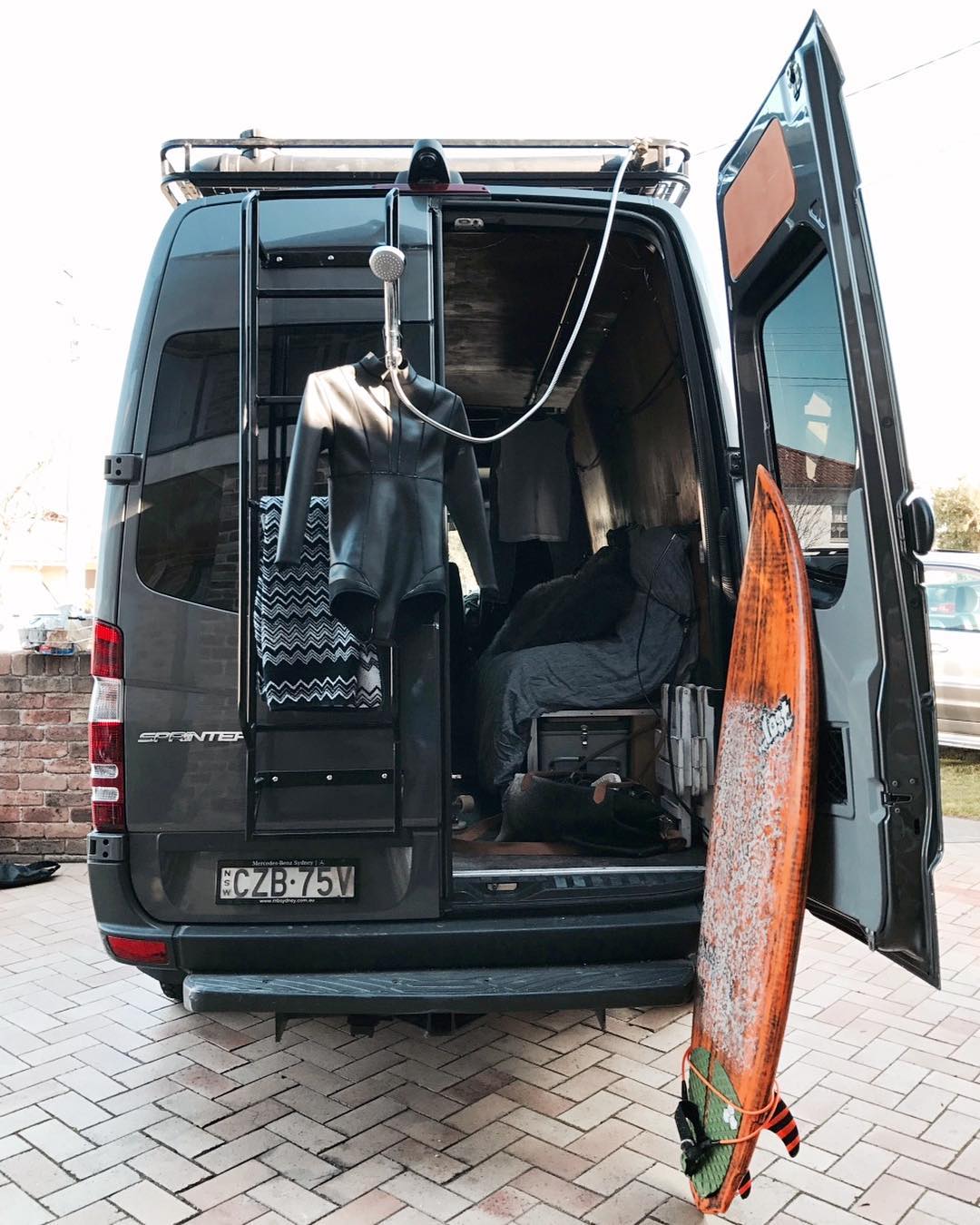 Simple DIY shower install for a campervan conversion. This is a great addition to any camper kitchen or bathroom. Portable hot water heaters are small, safe and and can be run off minimal to no electricity! This is a great solution for #vanlife or anyone starting a camper van build.