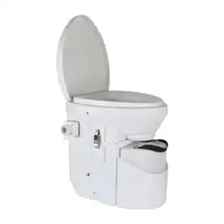 Nature's Head Self Contained Composting Toilet with Close Quarters Spider Handle Design