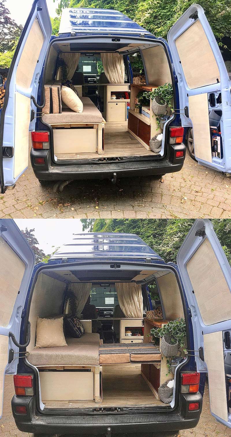 vw t4 minivan camper converison