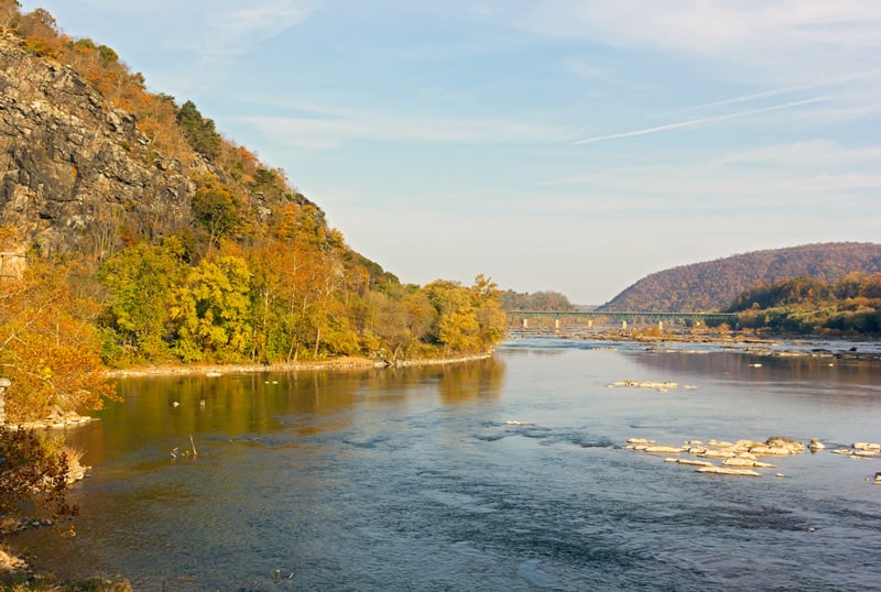 potomac river flowing through west virginia