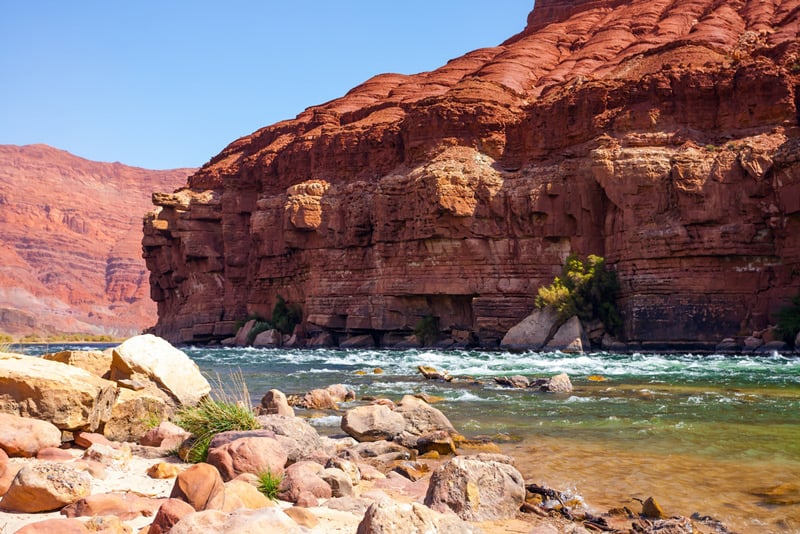 whitewater rafting in glen canyon national recreation area