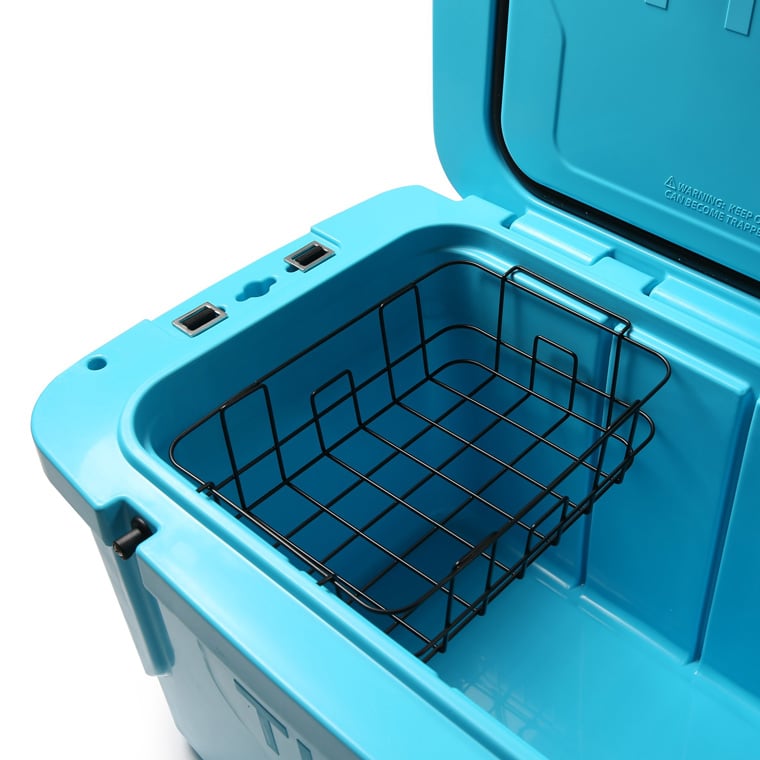 Camping cooler wire basket