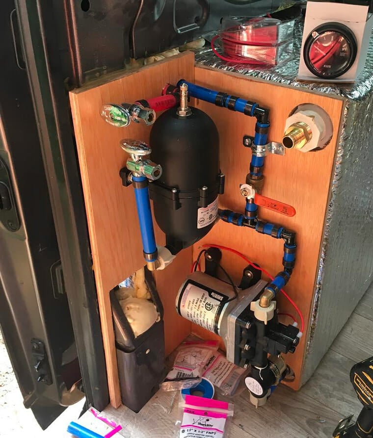 parts of a 12 volt electric sink pump