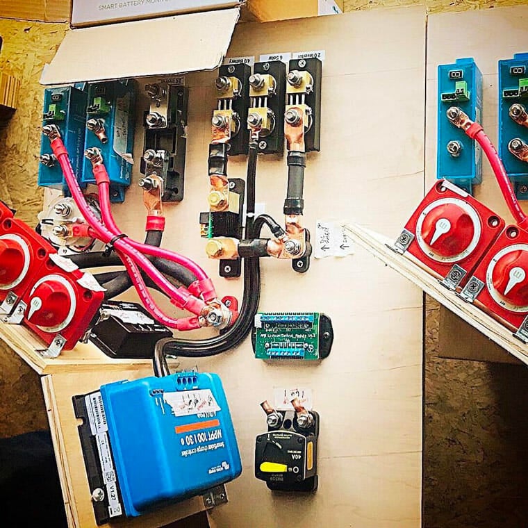 installing a solar charge controller in an rv or diy camper van conversion